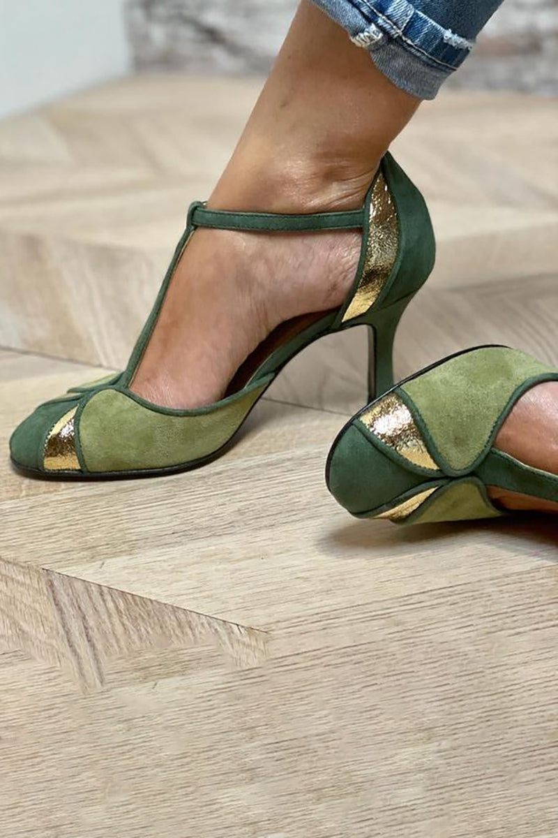 Velmira™ | Tacones Cerrados con Costura Vintage