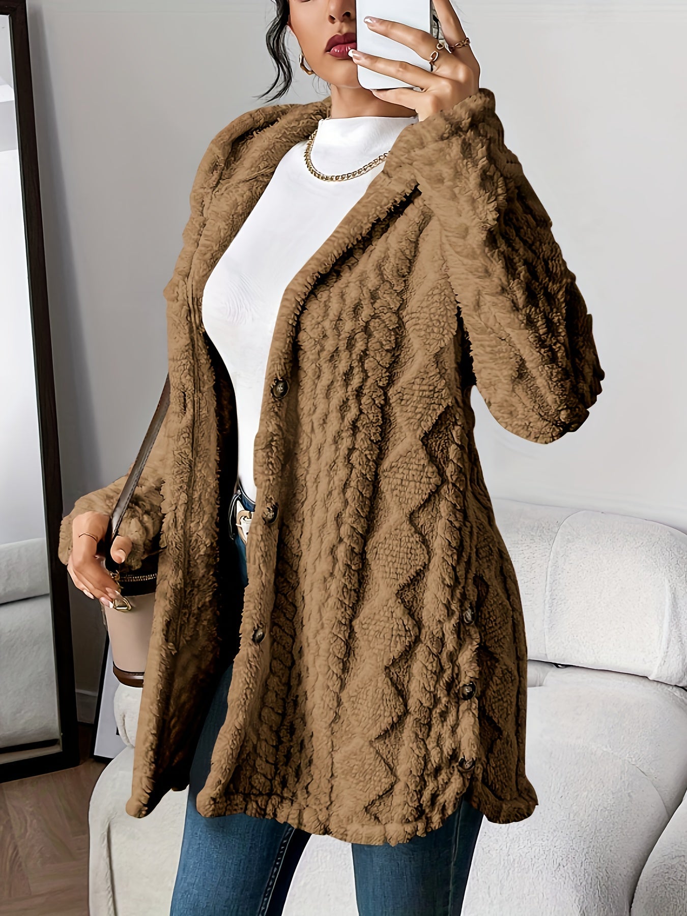 Florayne™ | Elegant Hooded Cardigan