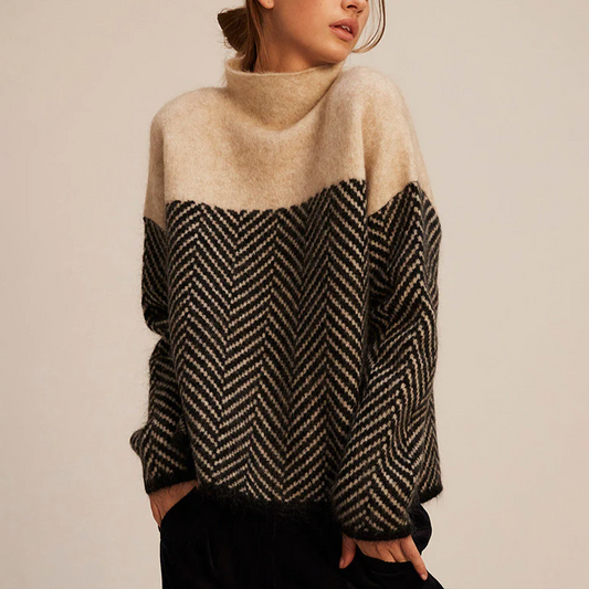 Arla™ - Pullover med Rullekrave