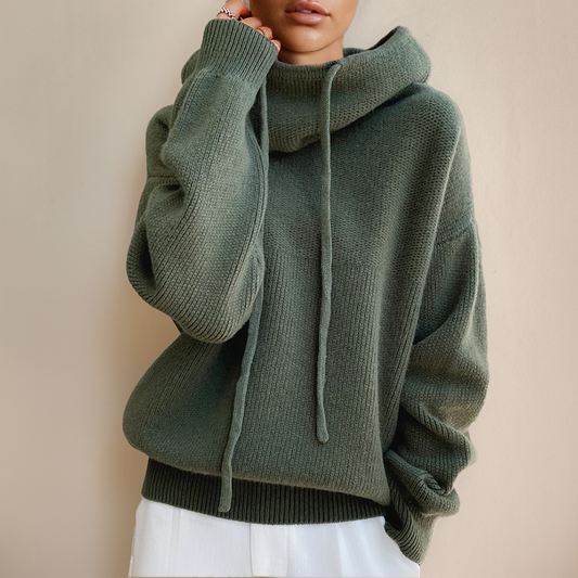 Ella | Oversize Rullekrave-sweater