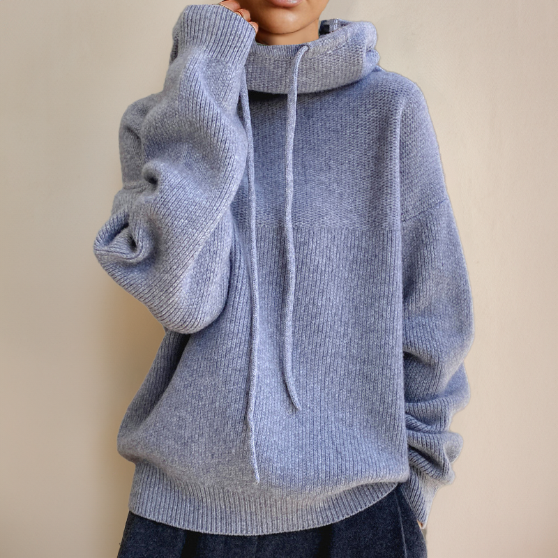 Ella | Oversize Rullekrave-sweater