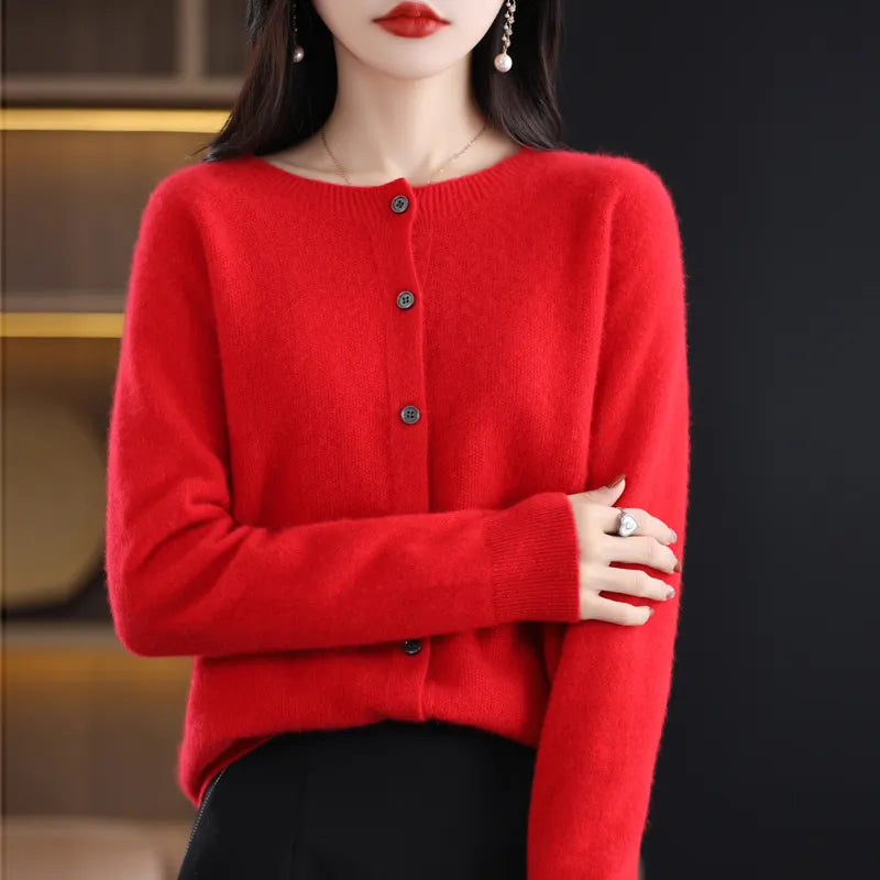 Lina | Hyggelig Uldcardigan
