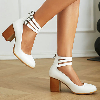 Selinya™ | Sandalias con bordes suaves y correa al tobillo