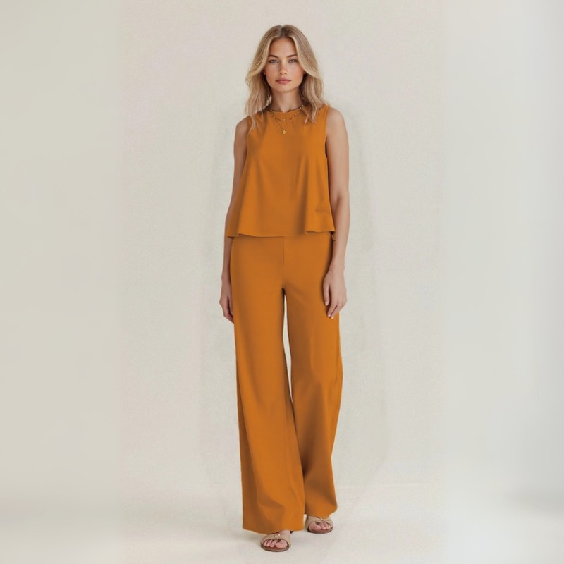 Irena™ | Completo veraniego en lino puro