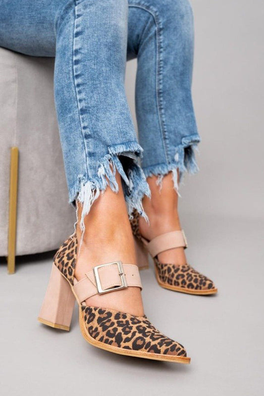 Zanira™ | Tacones de bloque con estampado audaz