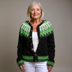 Sadie | Vintage Islandzki Sweter z Wełny