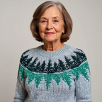 Hanna | Vintage Islandzki Sweter Wełniany