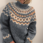 Amara | Vintage Islandzki Sweter Wełniany