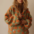 Lilya™ | Plush Floral Pullover