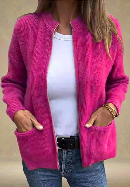 Sia™| Autumn Cardigan with Zipper