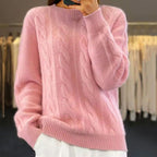 Kennedy - Cozy Women's Solid Knit Pullover