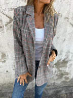 Zanovia™ | Casual checked blazer