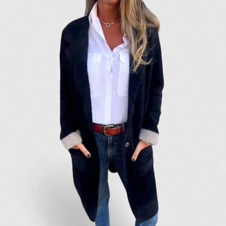 Liraelle™ | Stylish Long Wool Coat