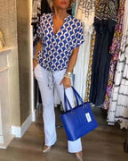 Amelia – bluzka o luźnym fasonie