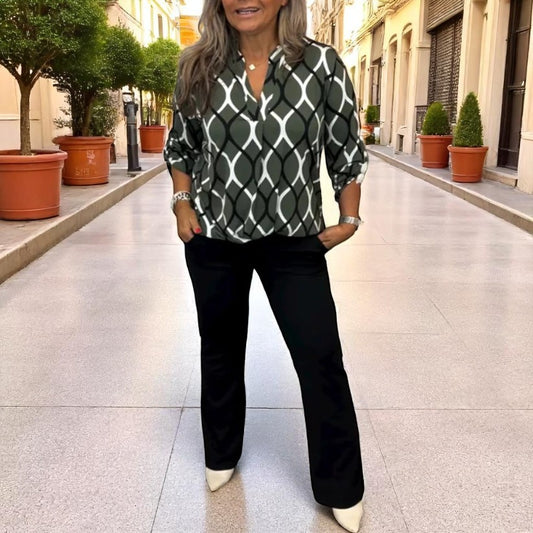 Velia | Blusa elegante de manga larga